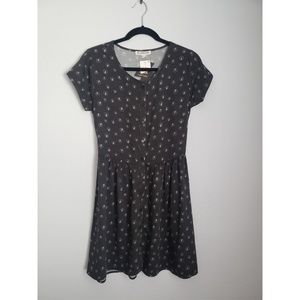 NWT Rock Junk Food AC/DC Tie Back Dress - Small